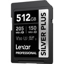 Lexar 512GB Professional SILVER PLUS UHS-I SDXC Memory Card