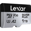 Lexar 1TB Professional SILVER PLUS UHS-I microSDXC Memory Card with SD Adapter