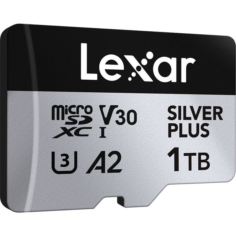 Lexar 1TB Professional SILVER PLUS UHS-I microSDXC Memory Card with SD Adapter