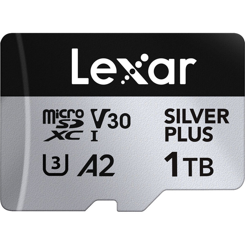 Lexar 1TB Professional SILVER PLUS UHS-I microSDXC Memory Card with SD Adapter