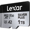 Lexar 1TB Professional SILVER PLUS UHS-I microSDXC Memory Card with SD Adapter