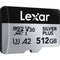 Lexar 512GB Professional SILVER PLUS UHS-I microSDXC Memory Card with SD Adapter