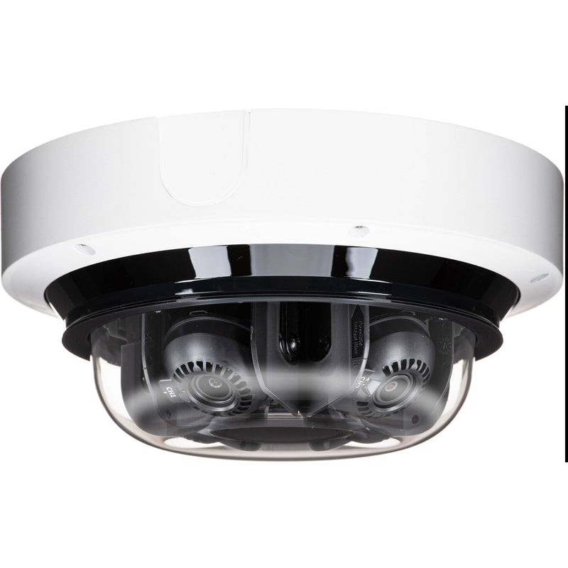 Hanwha Vision 4 x 4MP 4-Channel AI IR Outdoor Network Dome Camera with 3.3 - 5.7mm Lenses