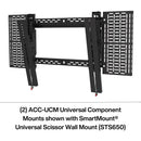 Peerless-AV Universal AV Component VESA Mount for STS650 Scissor Wall Mount