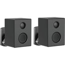 Peerless-AV Universal Swivel Speaker Wall Mount (Pair, Black)