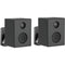 Peerless-AV Universal Swivel Speaker Wall Mount (Pair, Black)