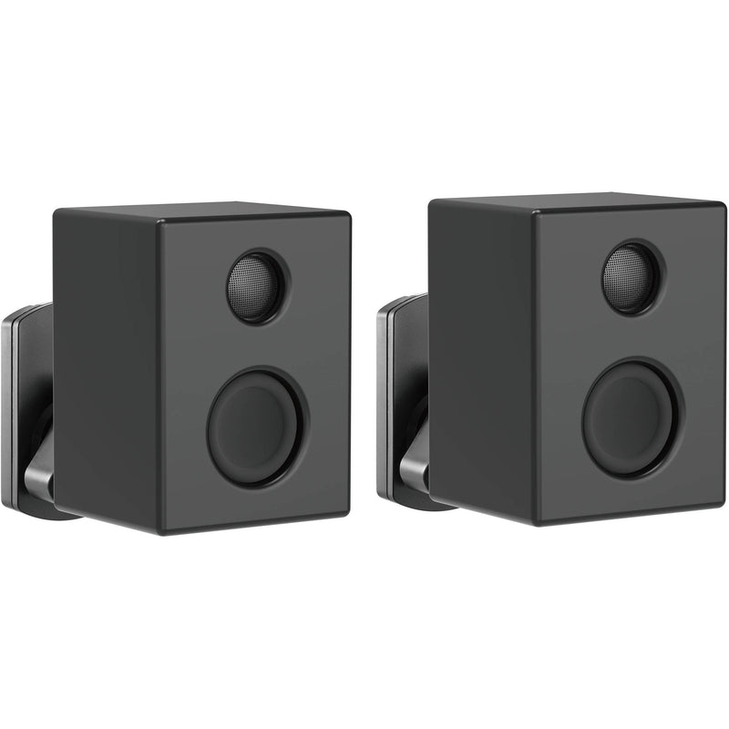 Peerless-AV Universal Swivel Speaker Wall Mount (Pair, Black)