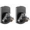 Peerless-AV Universal Swivel Speaker Wall Mount (Pair, Black)