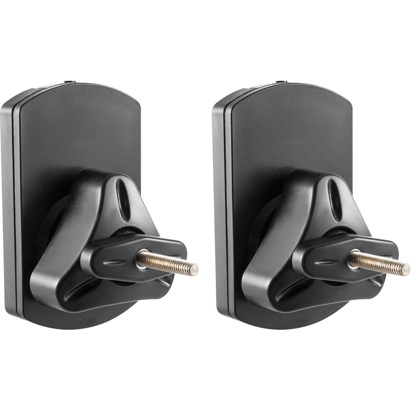 Peerless-AV Universal Swivel Speaker Wall Mount (Pair, Black)