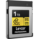 Lexar 1TB Professional GOLD CFexpress 4.0 Type B Memory Card