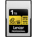 Lexar 1TB Professional GOLD CFexpress 4.0 Type A Memory Card