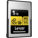 Lexar 1TB Professional GOLD CFexpress 4.0 Type A Memory Card