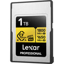 Lexar 1TB Professional GOLD CFexpress 4.0 Type A Memory Card