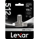 Lexar JumpDrive Dual Drive D400 USB 3.2 Gen 1 USB-C / USB-A (512GB)