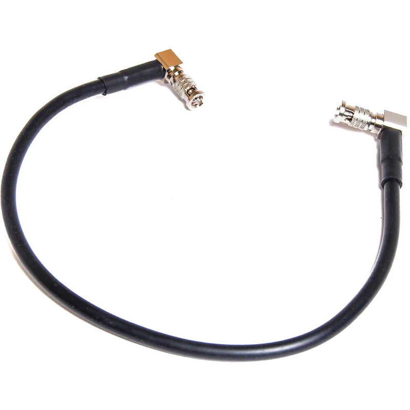 XLCS Designs 12G-SDI Right-Angle Micro-BNC Male to Male Cable (11.8")