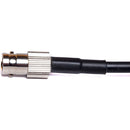 XLCS Designs 12G-SDI Right-Angle Micro-BNC Male to Female Cable (11.8")