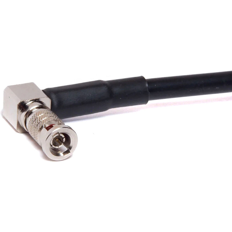 XLCS Designs 12G-SDI Right-Angle Micro-BNC Male to Female Cable (11.8")