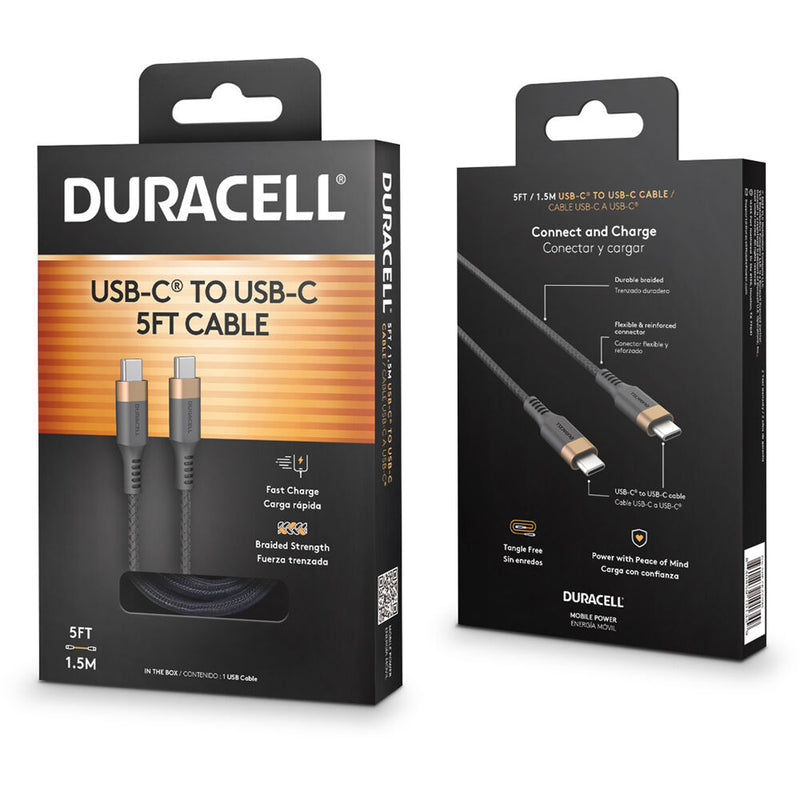 Duracell USB-C Cable (5')