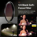 Ulanzi 1/4 Black Soft Focus Filter for Smartphones (52mm)