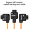 ZGCINE D-Tap to Canon LP-E17 Dummy Battery with Braided Power Cable (23.6")
