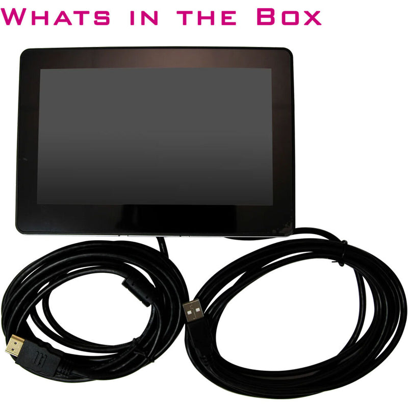 Mimo Monitors UM-760CH-SMK 7" WSVGA Commercial Touchscreen Monitor with HDMI, Speakers & Adjustable Brightness