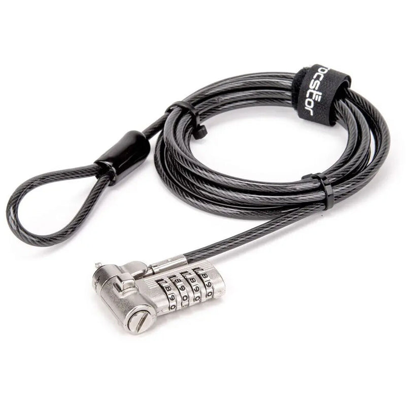 Rocstor Rocbolt Universal Switchable 3-in-1 Security Cable (Combination Lock, 6.6')