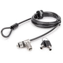 Rocstor Rocbolt Universal Switchable 3-in-1 Security Cable (Keyed Lock, 6.6')