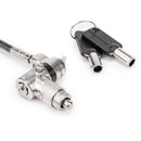 Rocstor Rocbolt Universal Switchable 3-in-1 Security Cable (Keyed Lock, 6.6')