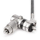 Rocstor Rocbolt Universal Switchable 3-in-1 Security Cable (Keyed Lock, 6.6')