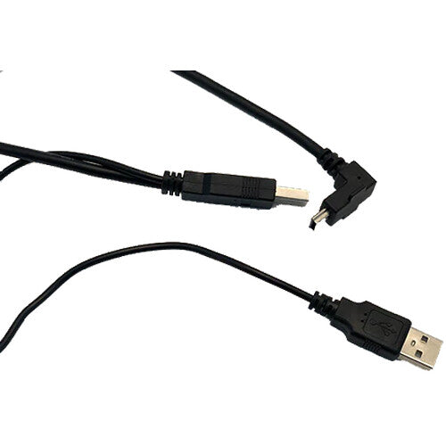 Mimo Monitors Right-Angle USB Y-Cable for Mimo Monitors (16.4', Black)