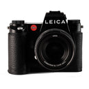 Oberwerth Half Case - TagCase for Leica SL3 (Casual Line, Black with Black Stitching)