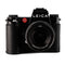 Oberwerth Half Case - TagCase for Leica SL3 (Casual Line, Black with Black Stitching)