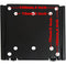 Mimo Monitors Flat VESA Wall Mount for 10 to 21.5" Displays (Glass Surface, Black)