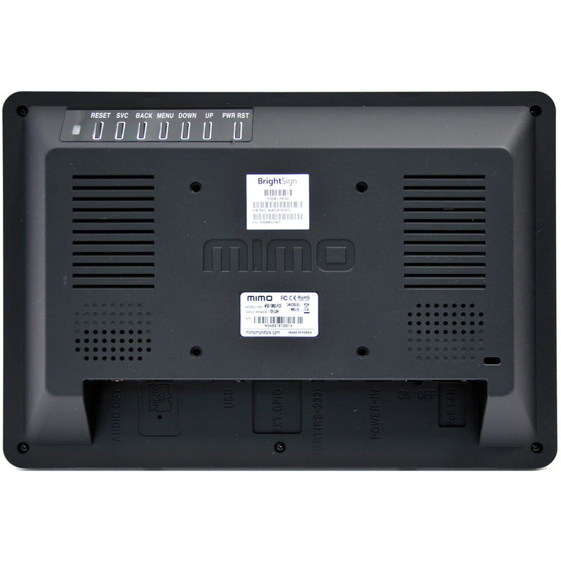 Mimo Monitors MBS-1080C-POE 10" HD Touchscreen Commercial Monitor with BrightSign Built-in & PoE