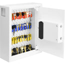 Barska 40-Key Wall Safe with Digital Keypad (White)