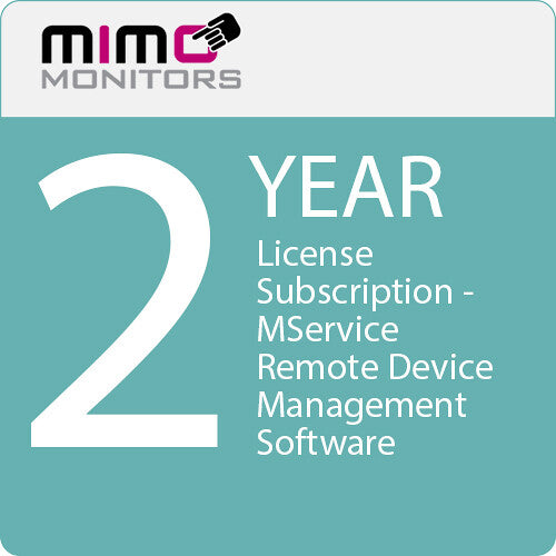 Mimo Monitors License for MService Remote Device Management Software for Mimo Android Tablets (2-Years)