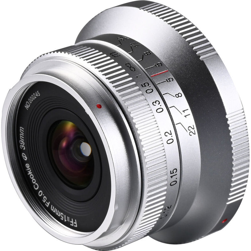 Venus Optics Laowa 15mm f/5 Cookie (Sony E, Silver, Auto-Aperture)