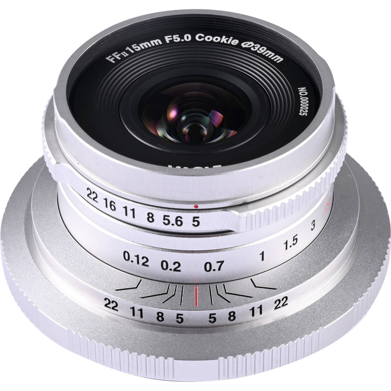 Venus Optics Laowa 15mm f/5 Cookie (L-Mount, Silver)