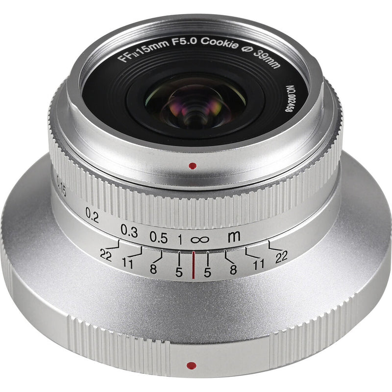 Venus Optics Laowa 15mm f/5 Cookie (Nikon Z, Silver, Auto-Aperture)