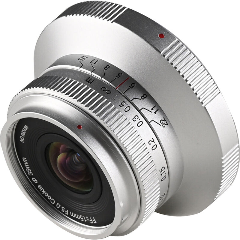 Venus Optics Laowa 15mm f/5 Cookie (Nikon Z, Silver, Auto-Aperture)