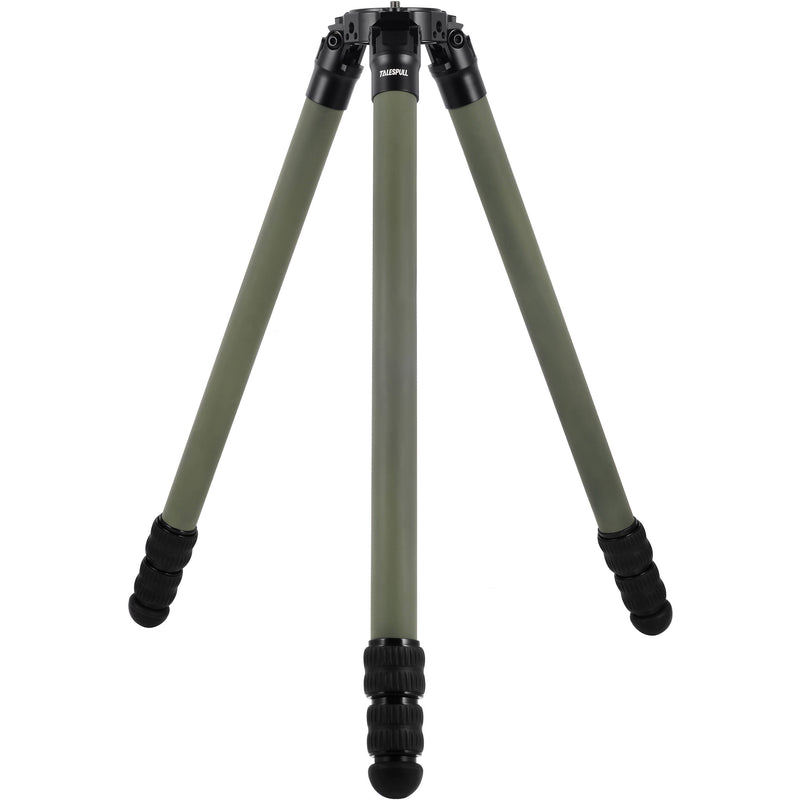 TALESPULL Venture 3-Section Carbon Fiber Tripod (Dark Green)