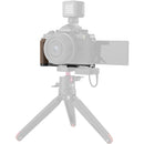 SmallRig L-Shape Mounting Plate with Wood Grip for Nikon Zfc (Black)