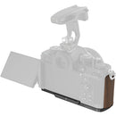 SmallRig L-Shape Mounting Plate with Wood Grip for Nikon Zfc (Black)