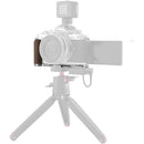 SmallRig L-Shape Mounting Plate with Wood Grip for Nikon Zfc (Silver)