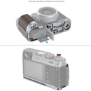 SmallRig Wooden L-Shaped Grip for FUJIFILM X100VI / X100V (Silver)