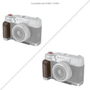 SmallRig Wooden L-Shaped Grip for FUJIFILM X100VI / X100V (Silver)