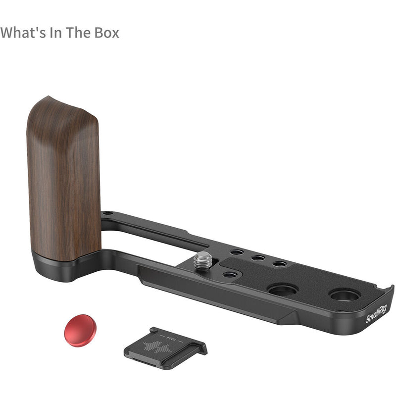 SmallRig Wooden L-Shaped Grip for FUJIFILM X100VI / X100V (Black)