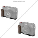 SmallRig Wooden L-Shaped Grip for FUJIFILM X100VI / X100V (Black)