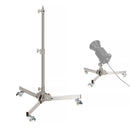 Neewer ST98SS Stainless Steel Light Stand with Casters (38.6")