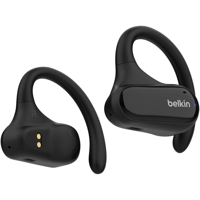 Belkin SoundForm ClearFit True Wireless Open-Ear Earbuds (Black)
